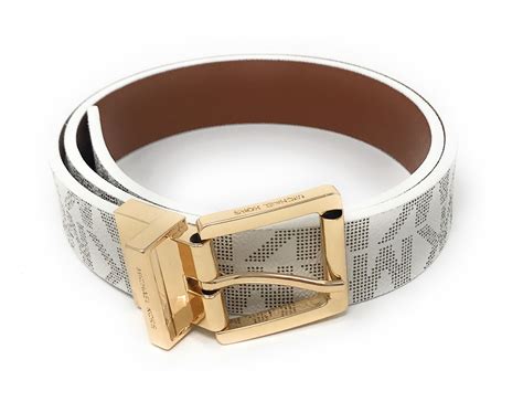 michael kors leather belt women.